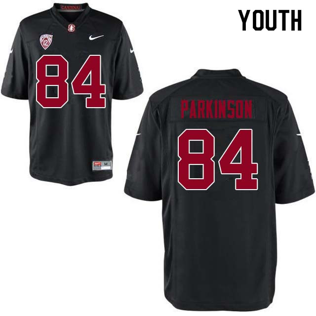 Youth Stanford Cardinal #84 Colby Parkinson College Football Jerseys Sale-Black - Click Image to Close